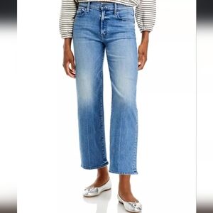 MOTHER The Rambler High Rise Ankle Straight Jeans